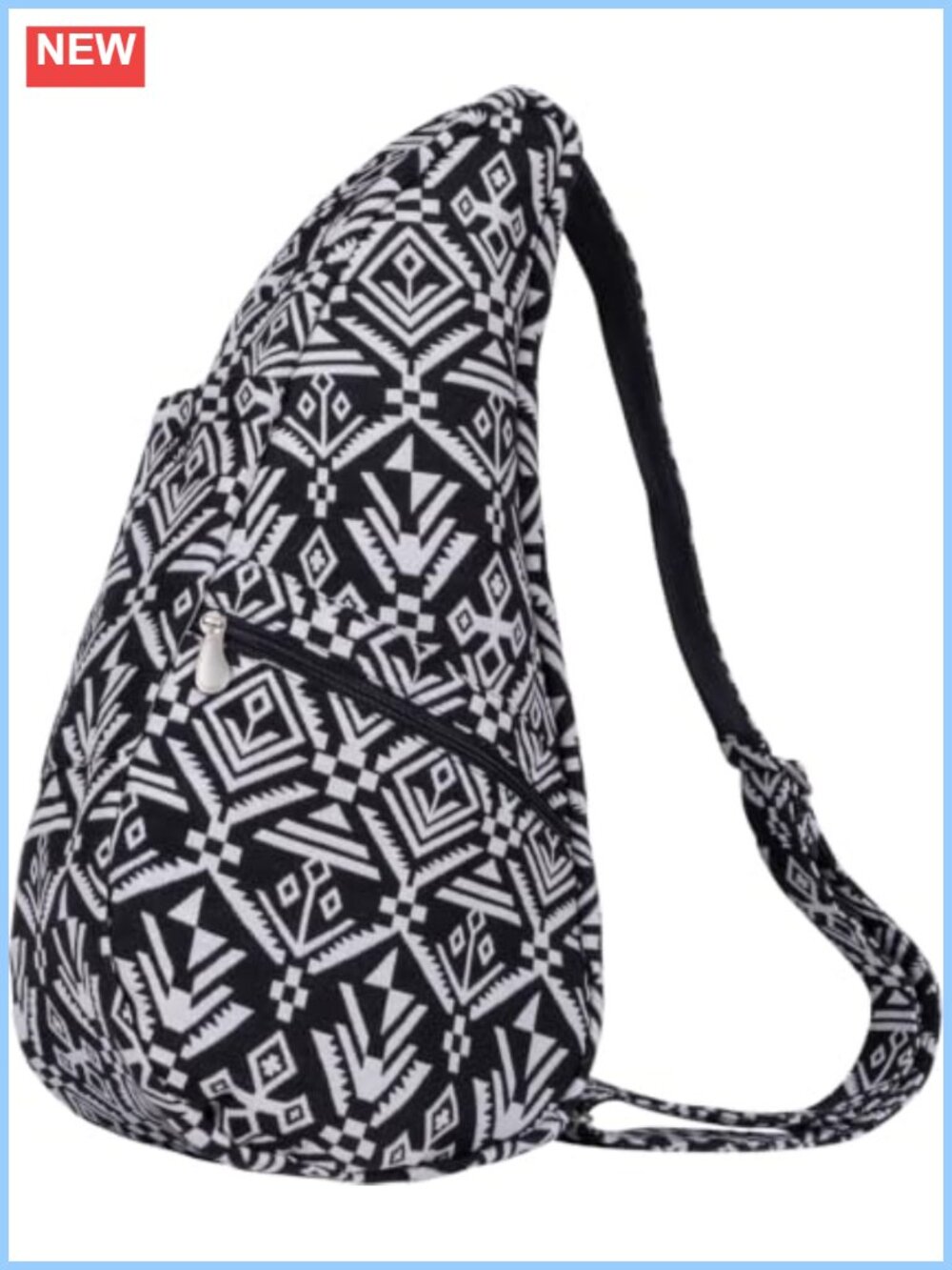 AmeriBag Healthy Back Bag 17" Print Crossbody Sling Ergonomic